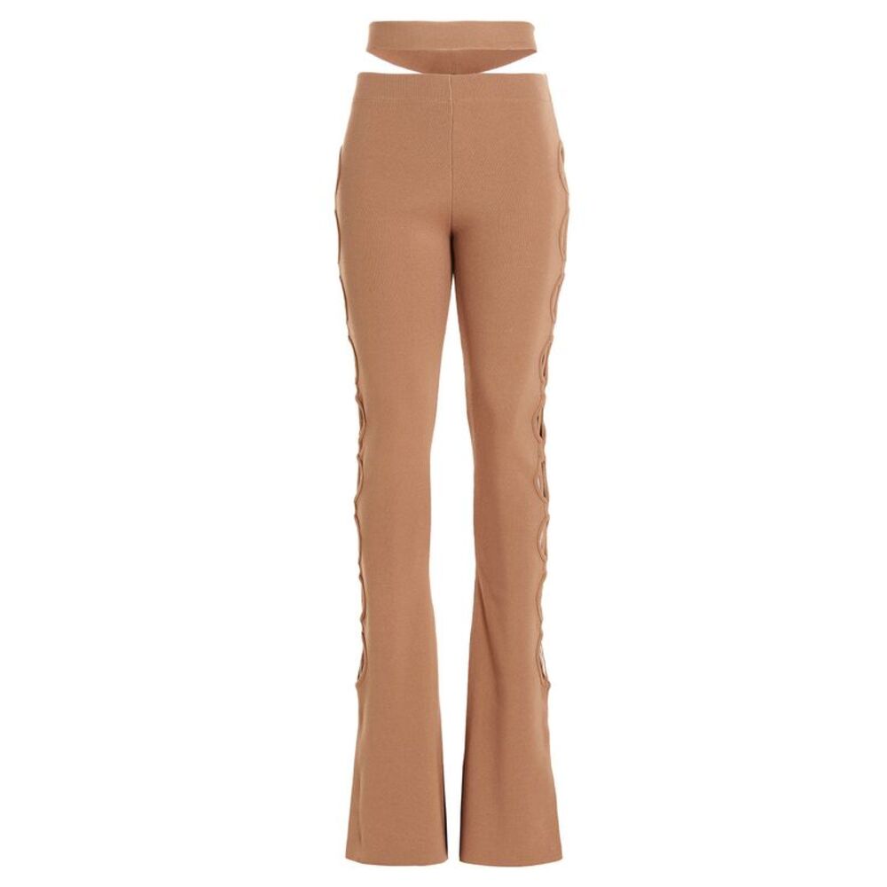 Andreādamo Women Cut Out Pants With Lacing